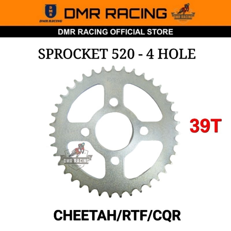 MOTOCROSS CHEETAH/RTF250/CQR/BSE Front Rear Sprocket Set 520 (4 Hole) 12T 13T 14T 15T 39T 43T 45T 47T 50T