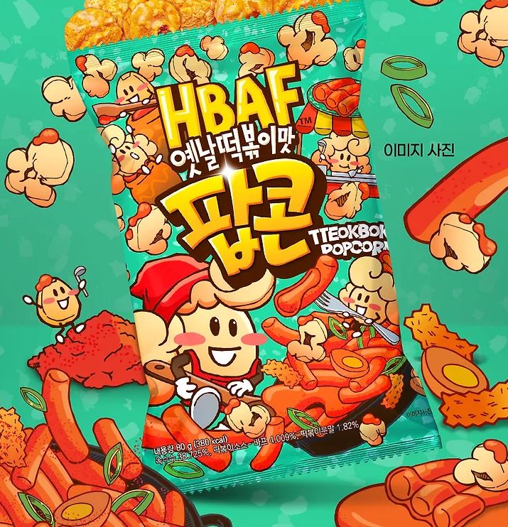 HBAF - 韓國 爆谷 (辣炒年糕味-0610) 80g 