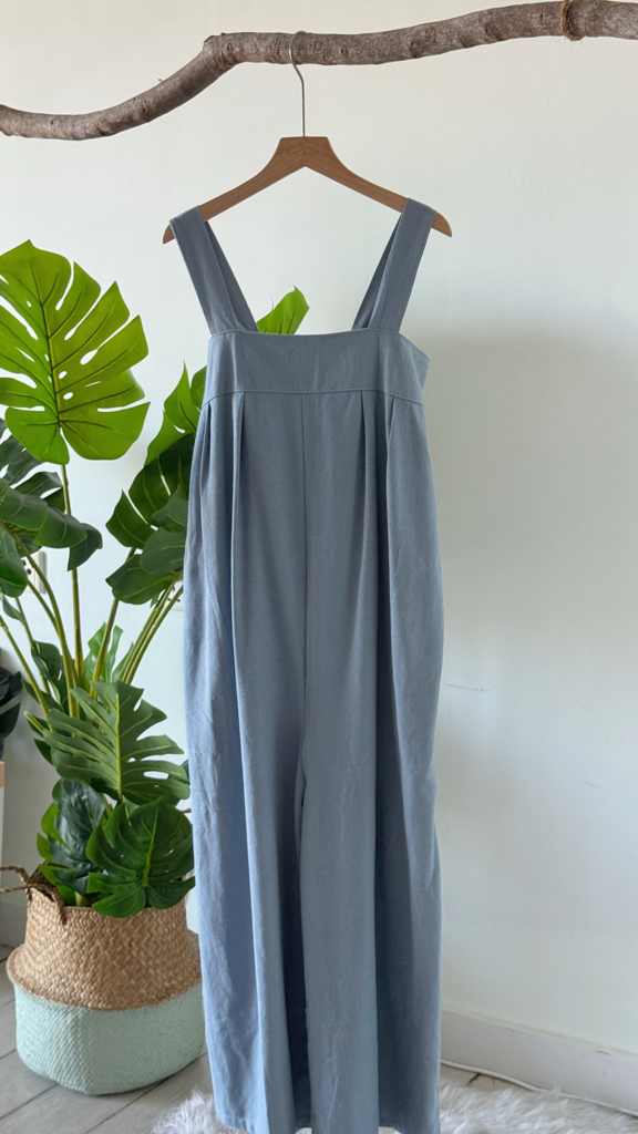 日系简约松弛感连身裤