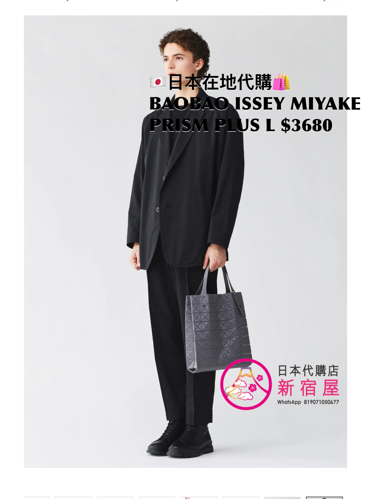 BAOBAO ISSEY MIYAKE PRISM PLUS L