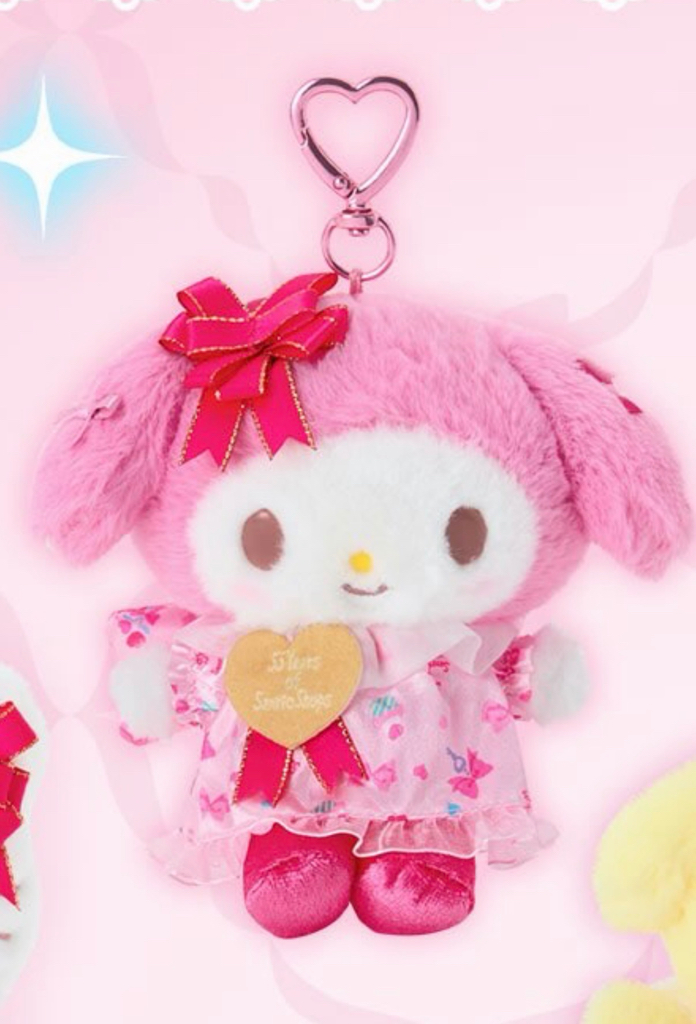 ［8月中到貨]Sanrio 55週年禮物主題公仔掛飾系列