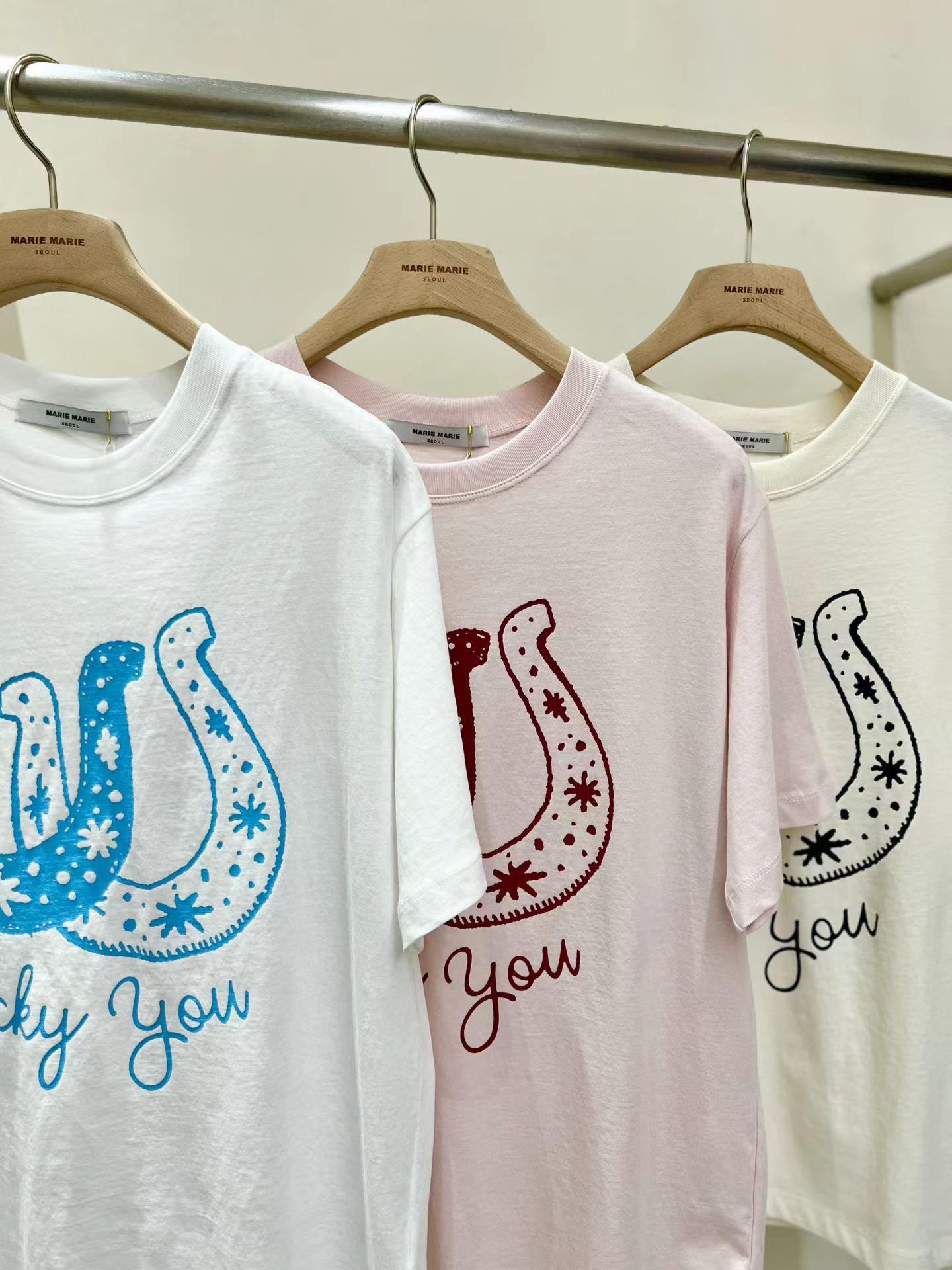 Marie馬鞍印花Tee