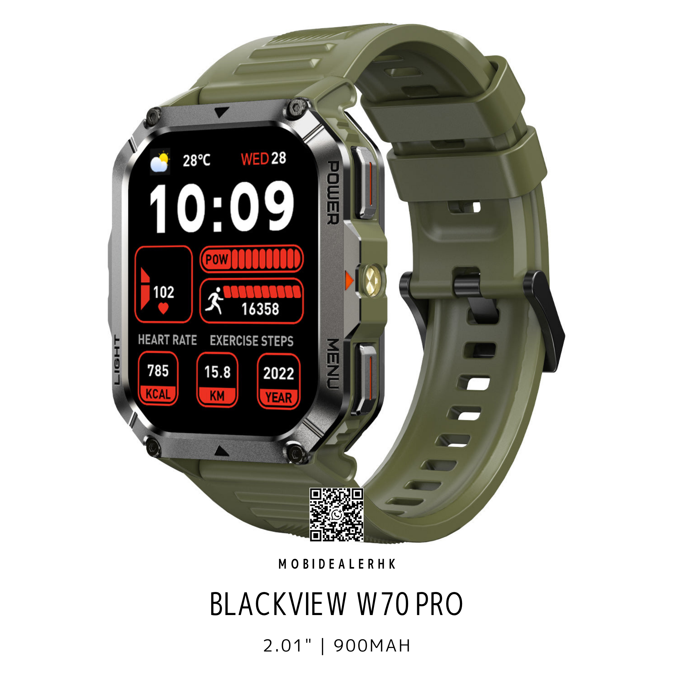 Blackview W70 Pro 三防智能手錶 | Blackview W70 Pro Rugged Smartwatch 