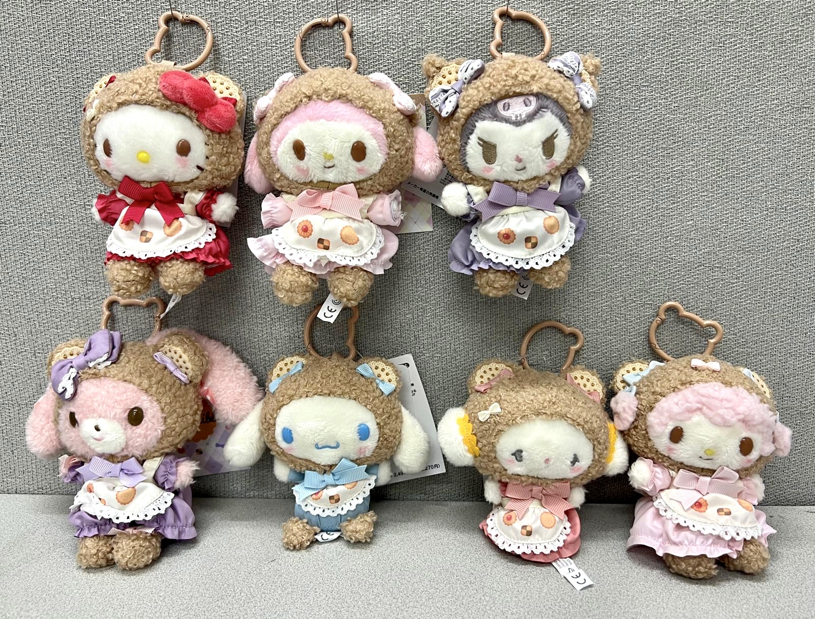 🎌日本直送🎌 Sanrio 熊仔餅乾造型公仔掛飾系列