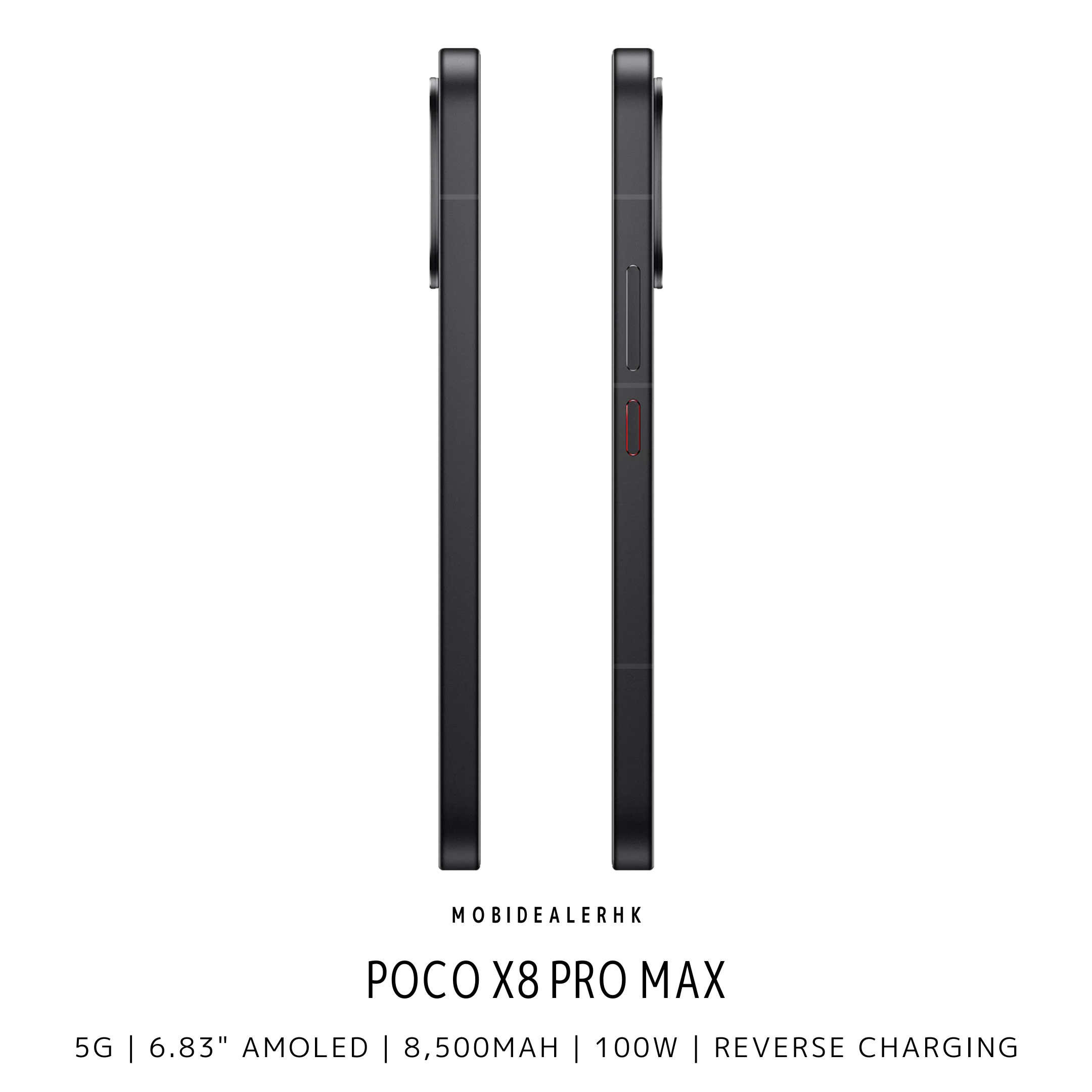 Poco X8 Pro Max | 5G | 智能手機 | Dimensity 9500s | 8500mAh大電量 | 100W快充 | IP68防水