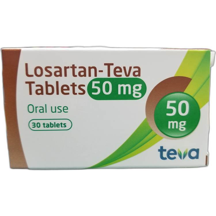 (ps)(wc)Teva Losartan 50mg Potassium Tablet 30tablets