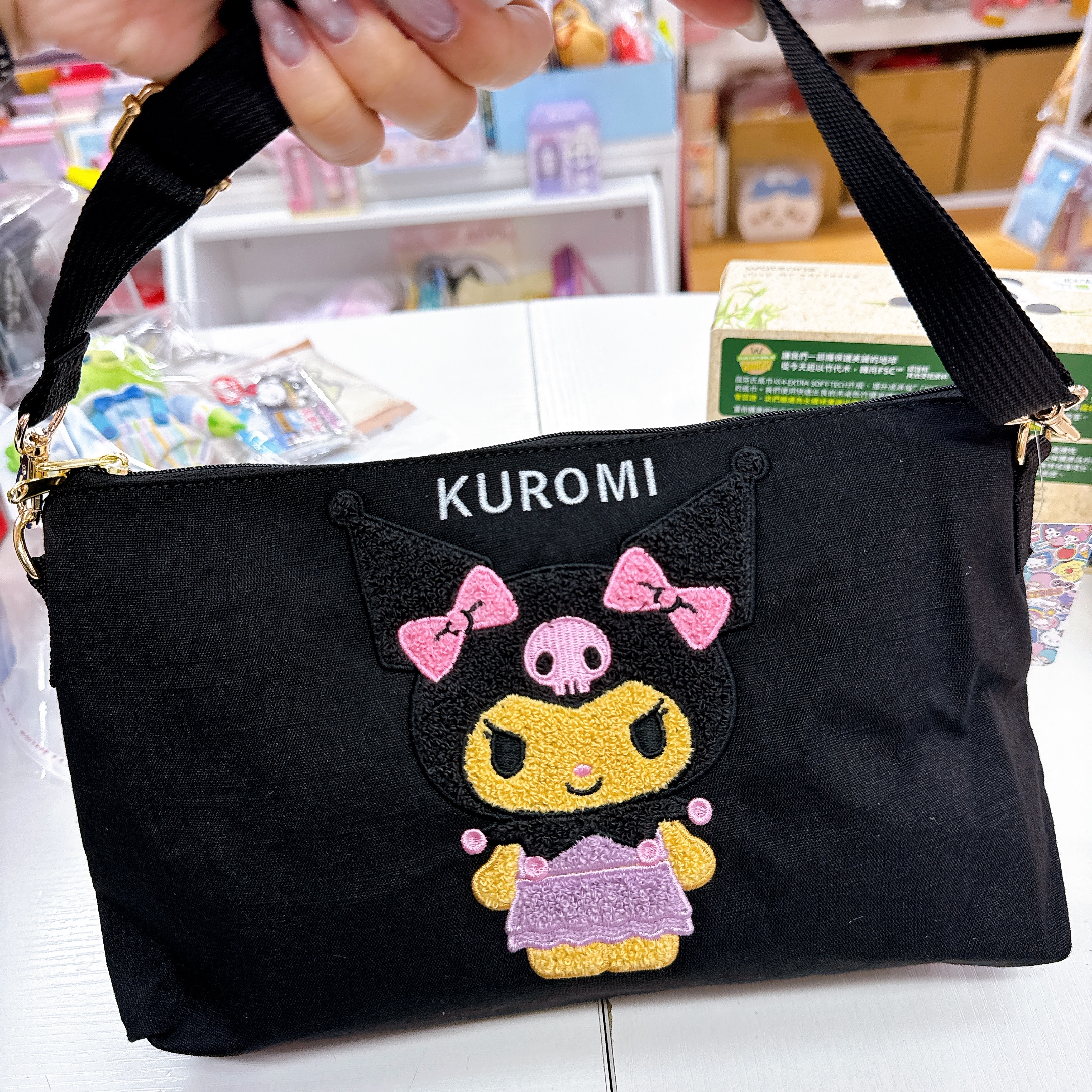 日本直送日本版Sanrio Kitty kuromi Melody 斜孭袋