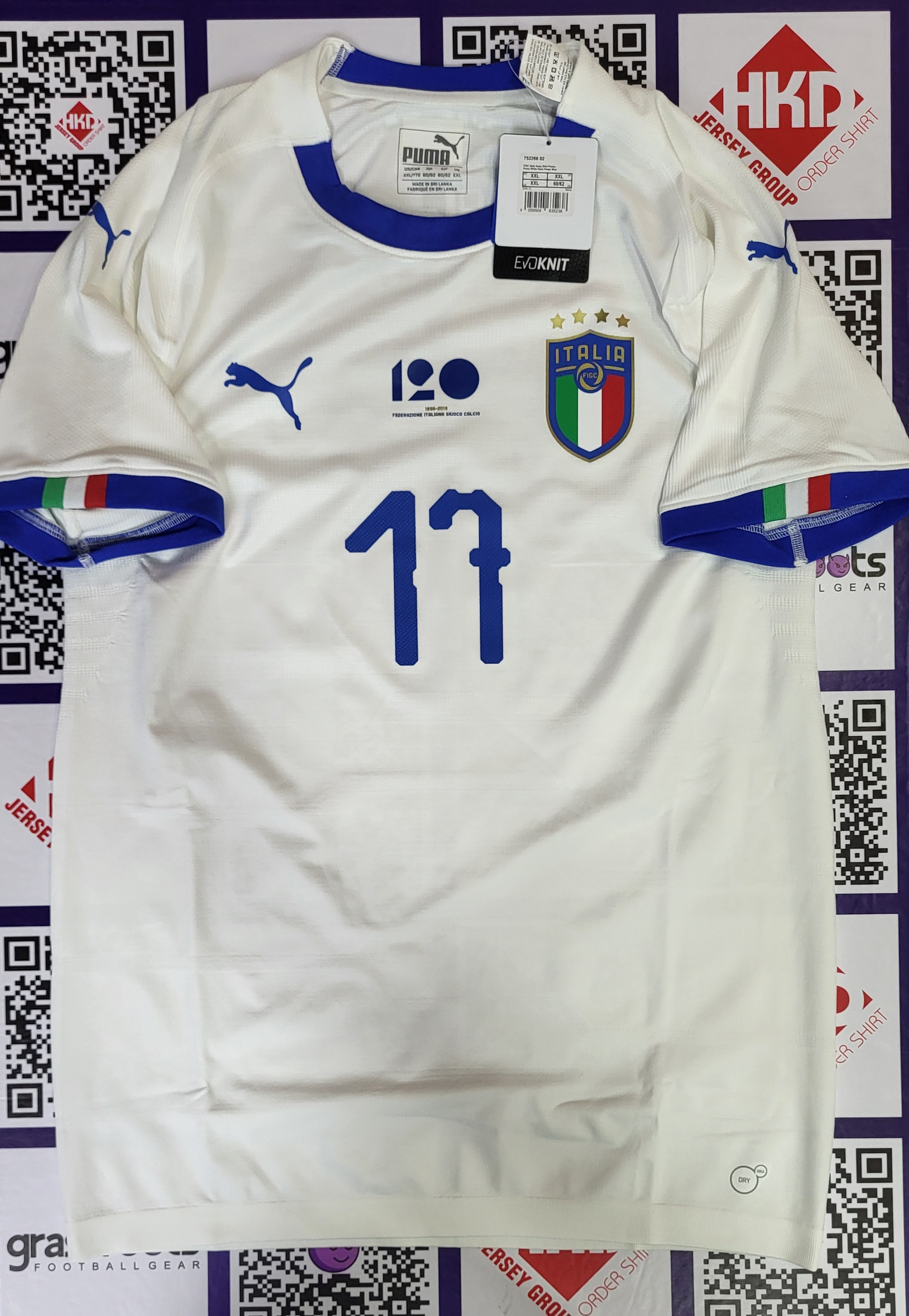 2018 意大利 客 球員版 