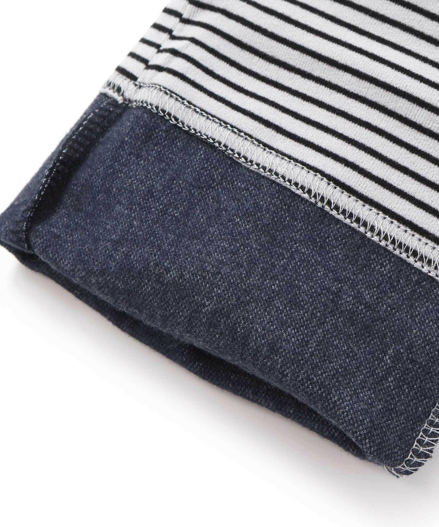 🆕【⭐訂購⭐】🌀 🇯🇵 日本直送 刺繡後袋 撞色捲褲腳 斜紋 抓絨長褲［2款選］🌀 [ELJA-0039][261104]