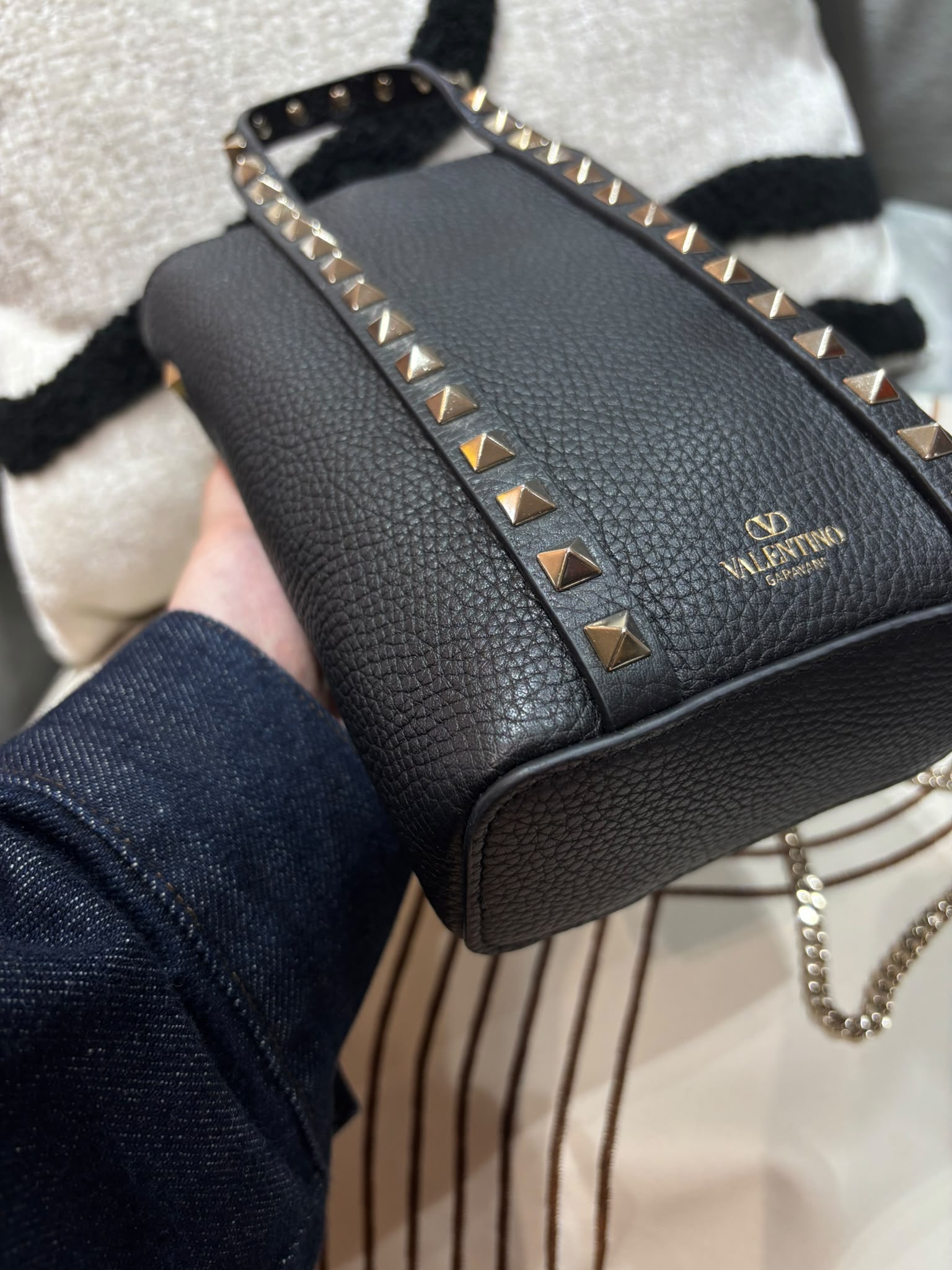 Valentino Mini Bucket 2Way Bag 黑色 100%Authentic, 99%New