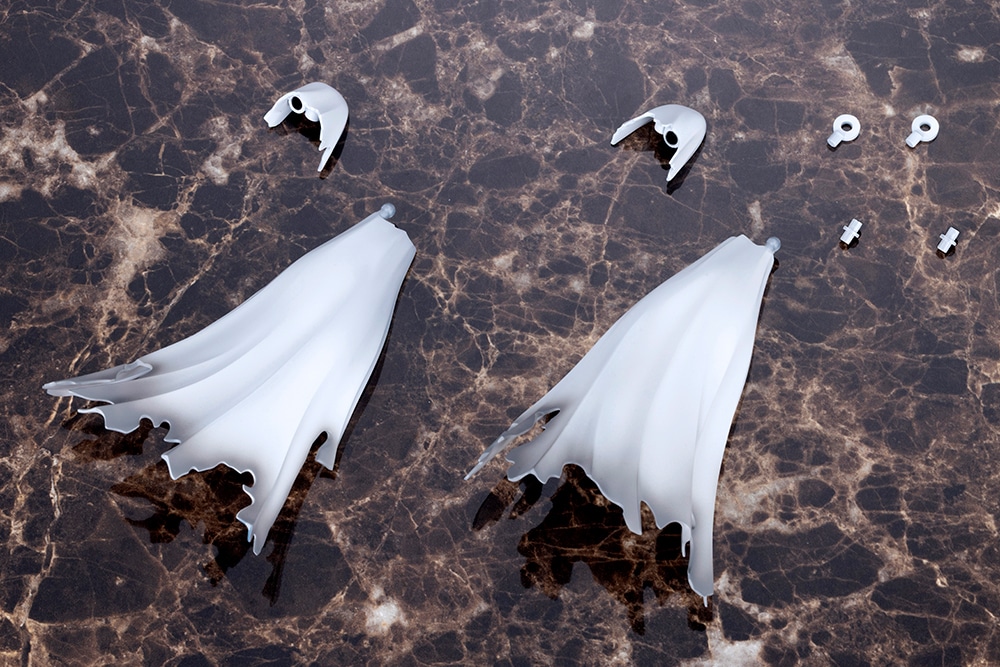 (預訂訂金 $84) (總價 $84) 壽屋 Kotobukiya Modeling Support Good M.S.G: Dress Up Parts Side Cloak White Ver. 模型 (KO08943) (行版) 