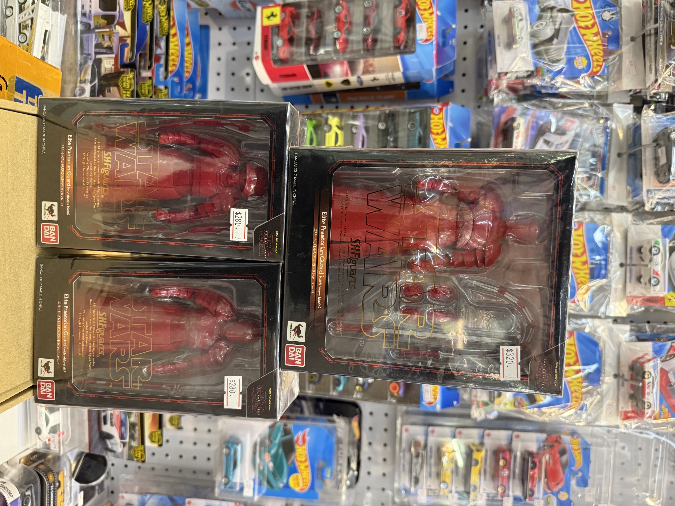 S.H.Figuarts SHF Star Wars 星球大戰：最後的絕地武士 菁英禁衛軍  Elite Praetorian Guard 全三種 (Set of 3) 