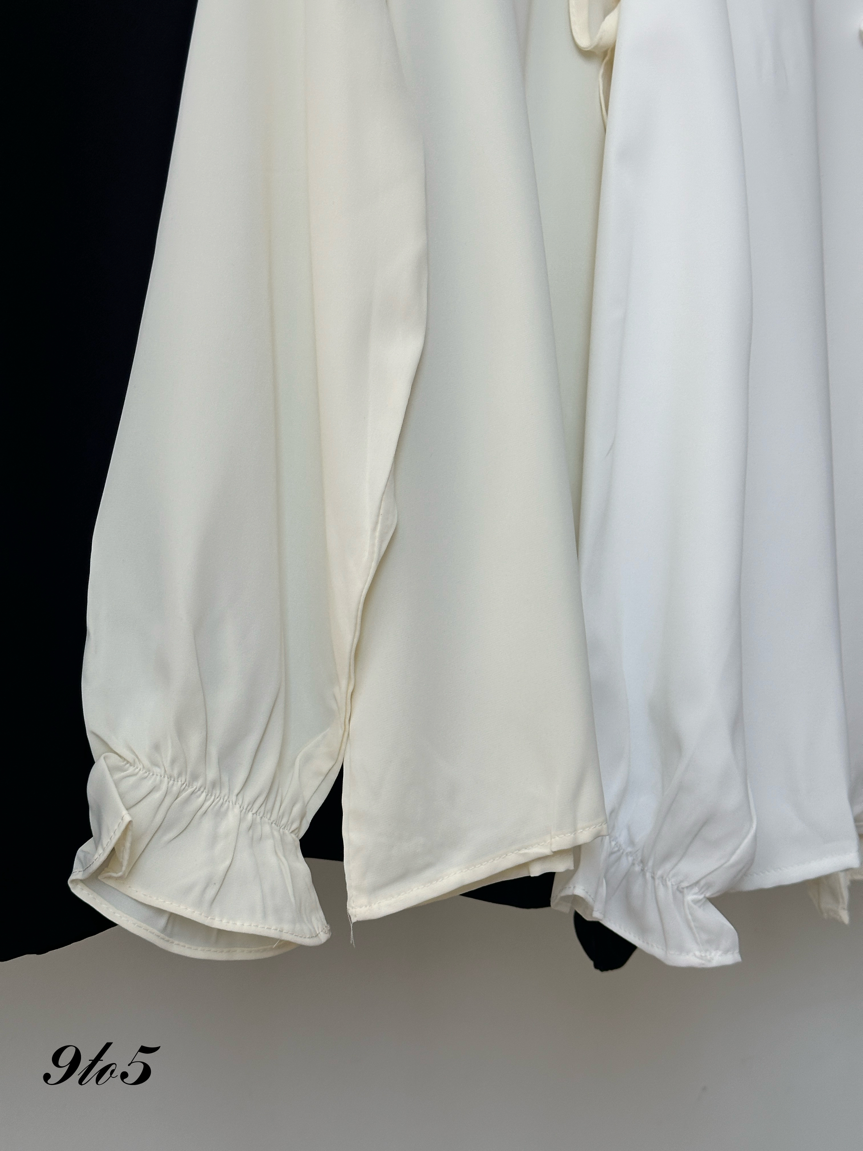 T3997 Bow-tie Ruffle Shirt - 3 Colors