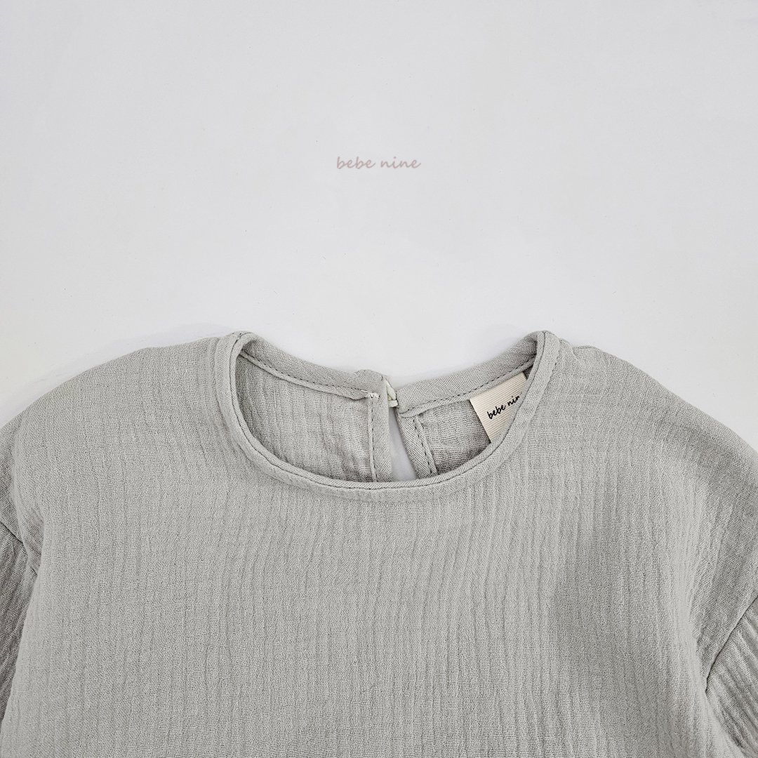 🌸預訂 韓國直送🌸🇰🇷Bebenine兩色簡約純色棉紗長袖上下套裝