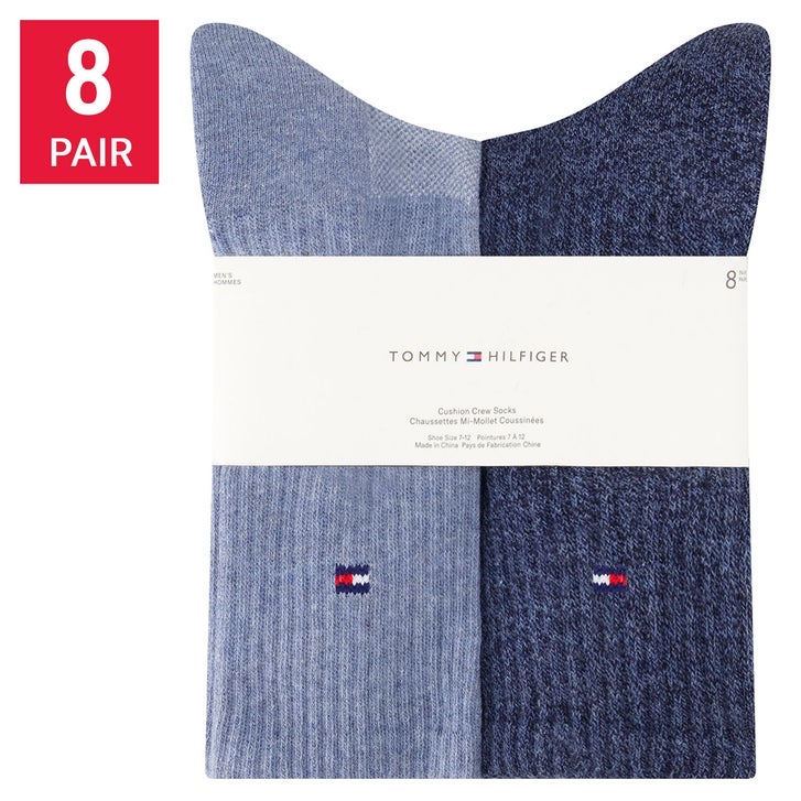 加拿大🇨🇦空運直送 Tommy Hilfiger men’s crew socks 中筒襪 (a pack of 8 pairs) 