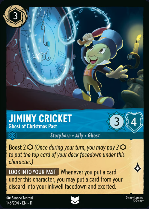 146/204 Jiminy Cricket - Ghost of Christmas Past UC