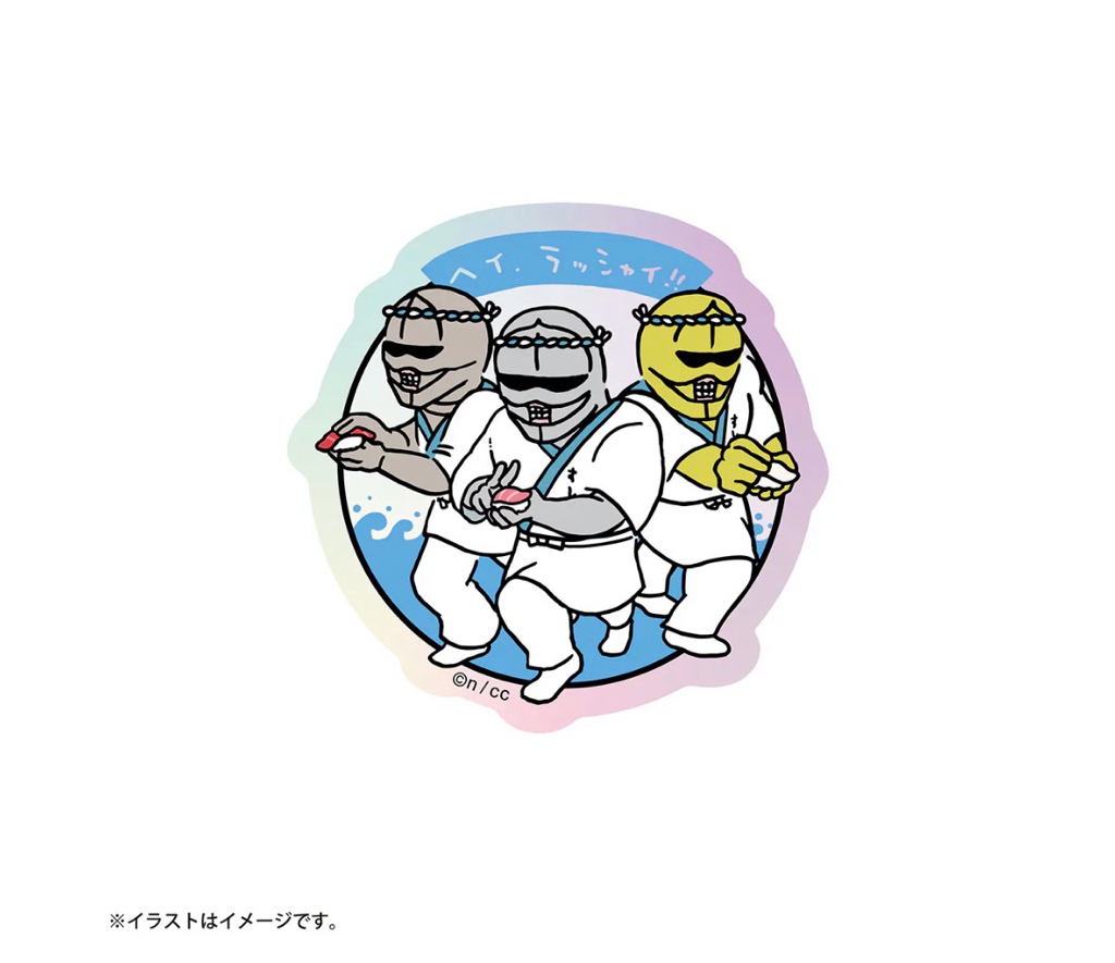 現貨 Chiikawa 壽司系列 雷射貼紙 