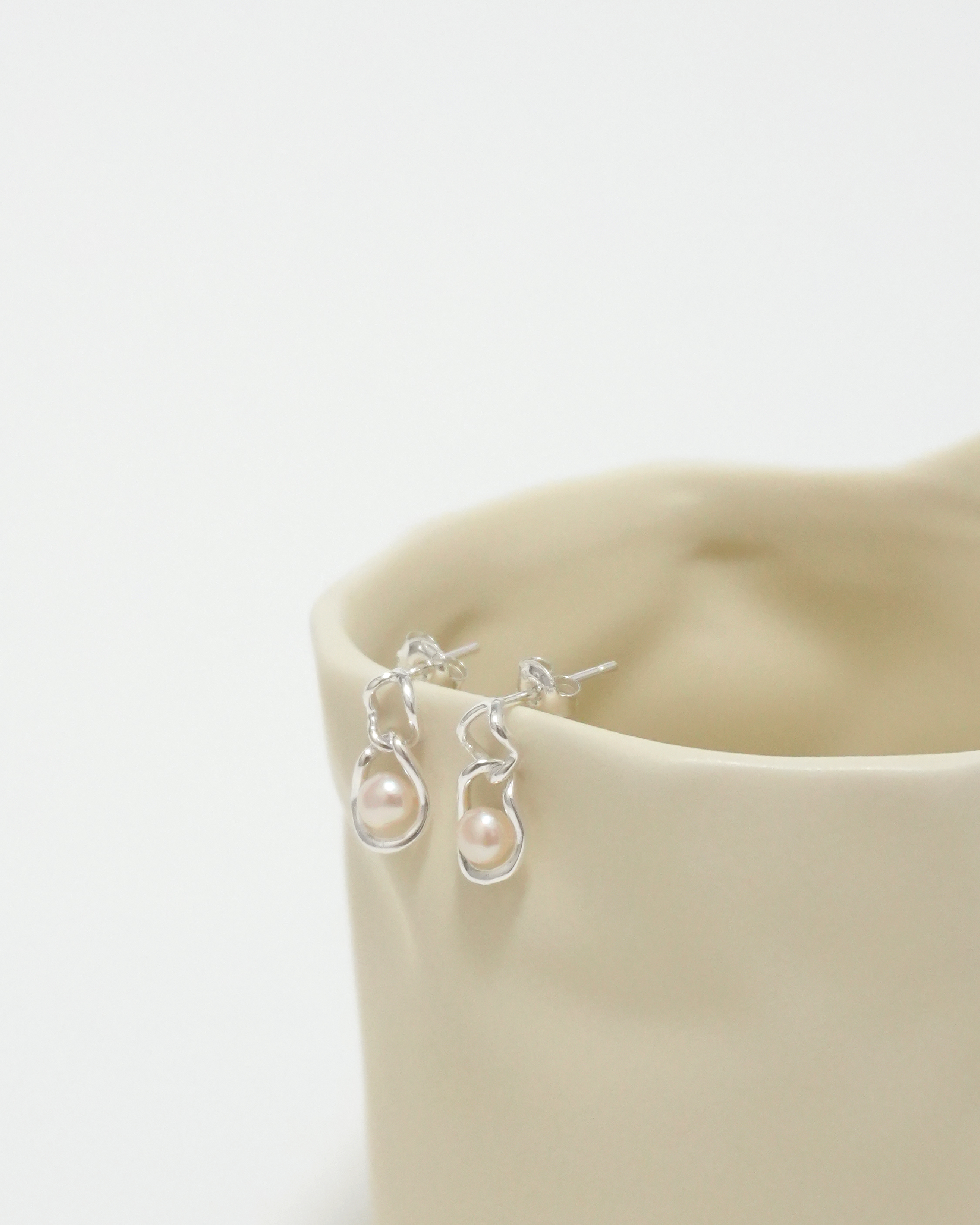 Gentle Embrace Pearl Earrings