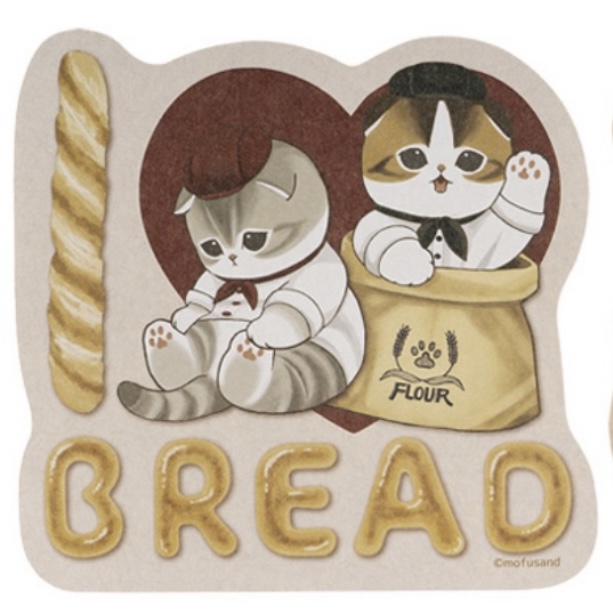 Mofusand 鯊魚貓 貼紙｜預訂