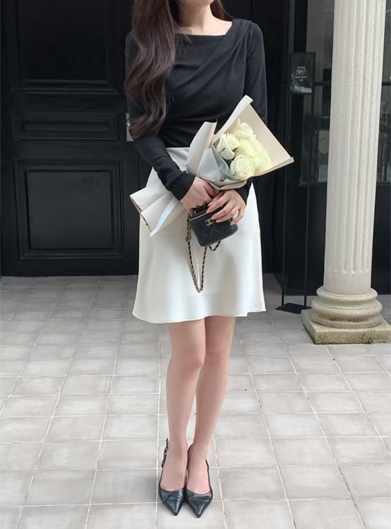 ♥︎ Serene Satin Midi Skirt