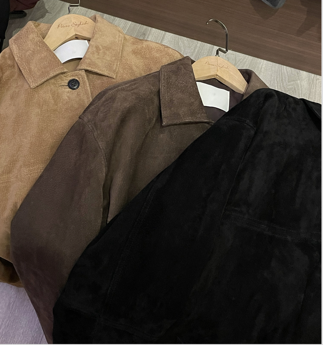 🍂SUEDE LEATHER COAT