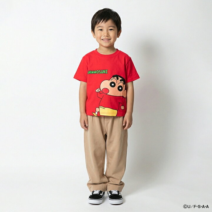 🇯🇵預訂 日本直送🇯🇵Babydoll x蠟筆小新系列人物前後大印花短袖T恤