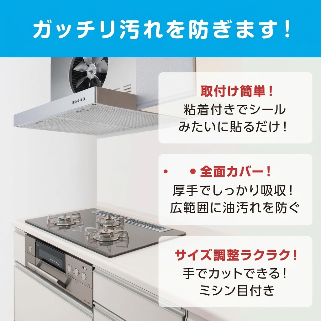 🔥🔥【日本製《TOYO ALUMINUM》抽油煙機黏貼式過濾網】