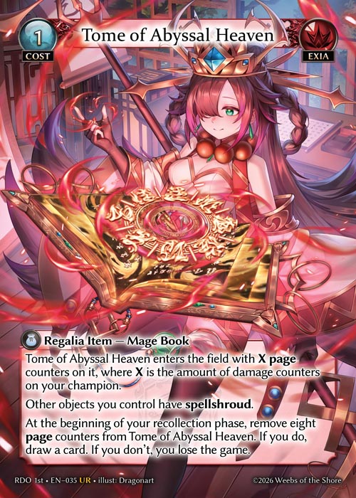 Tome of Abyssal Heaven / RDO-035 (UR)