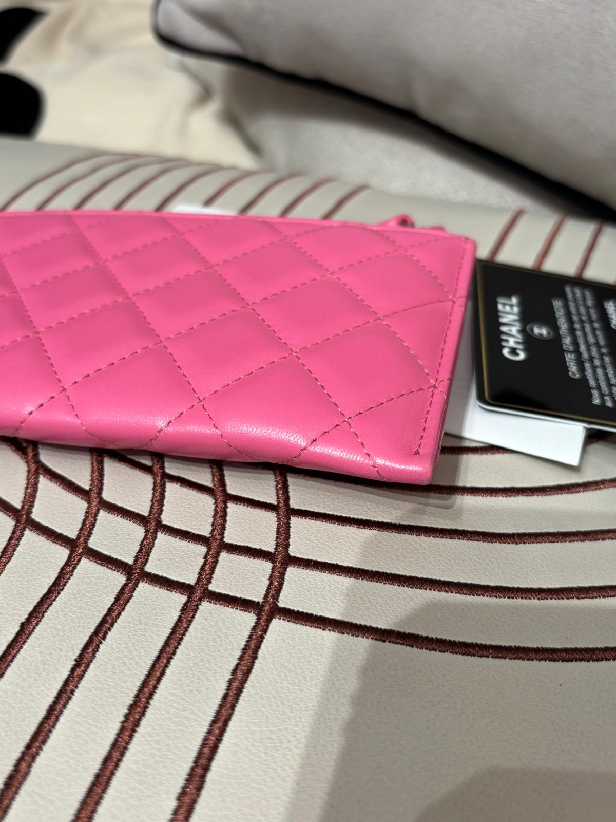 Chanel zip pouch A81462, 100%Authentic ,98%new ✅ 收據✅27card   