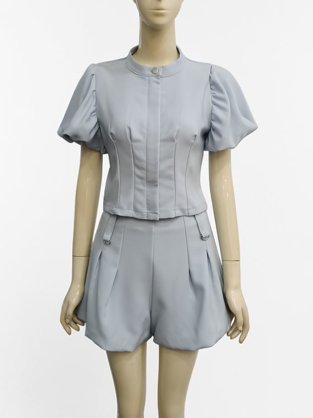 Aveline Puff Sleeve Round Neck Set M179