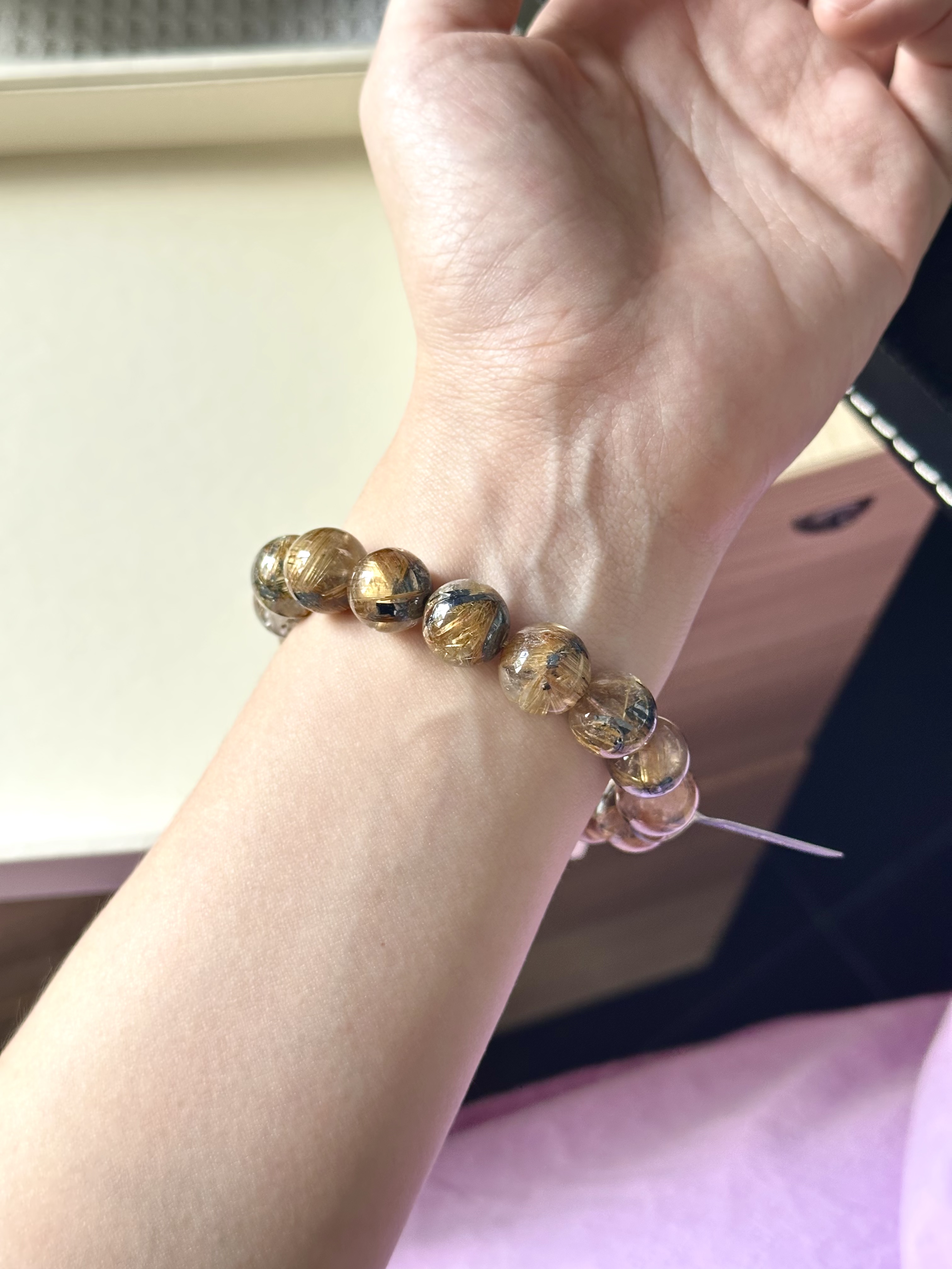 Titanium Rutile Quartz 钛金花 13.3mm