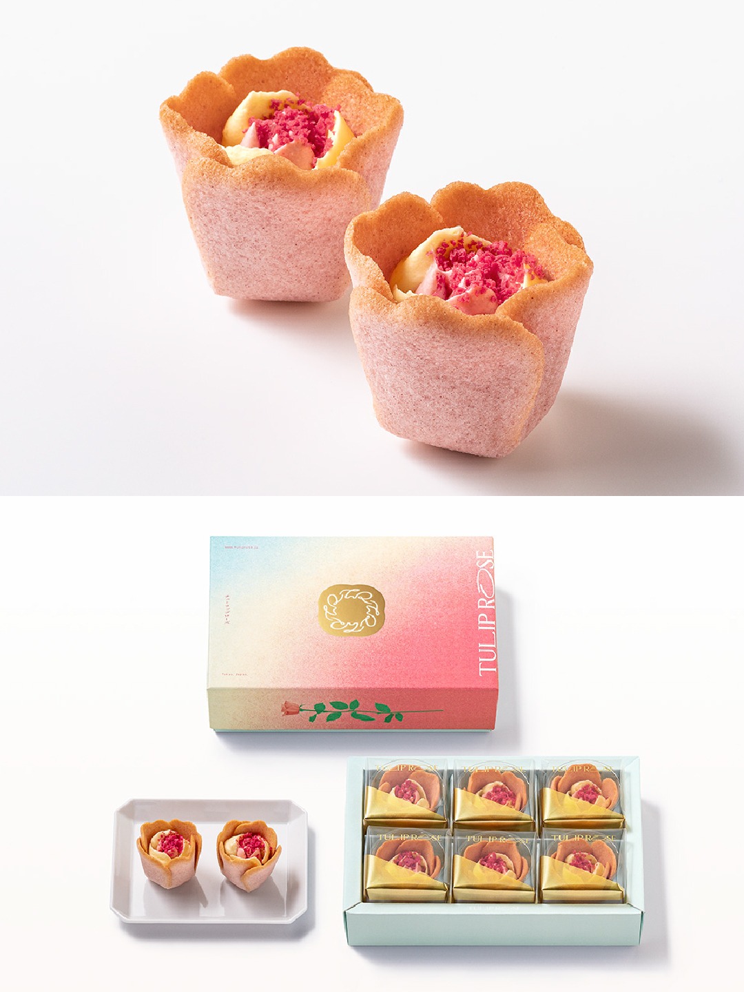 [訂購] [日本製] TULIP ROSE 白桃味限定 ｜ 6個入 ｜ 賞味期限：30-45日 {TF2605028}