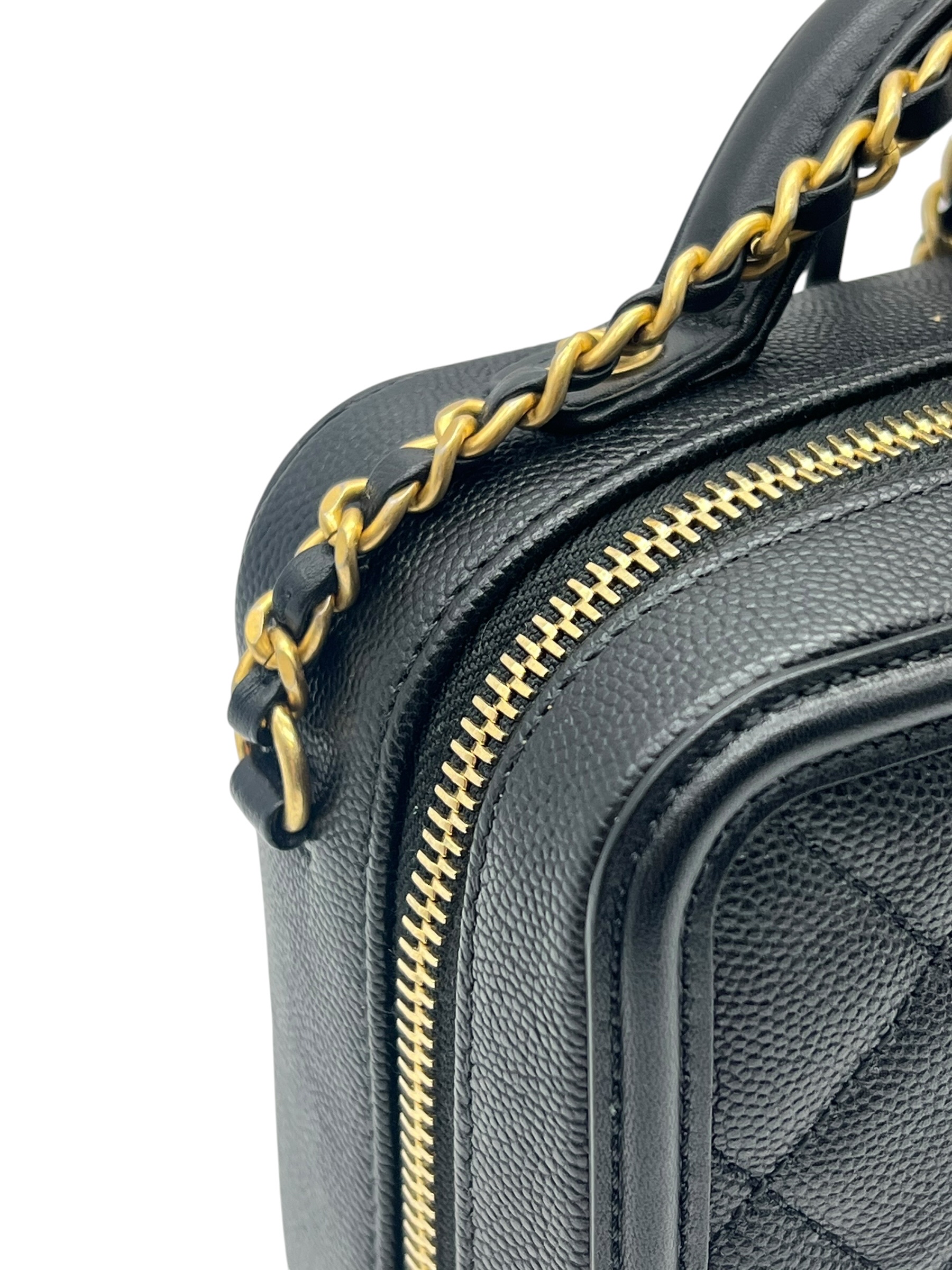 Pre-Owned CHANEL CC Filigree Vanity Case / Product Code: 26061003