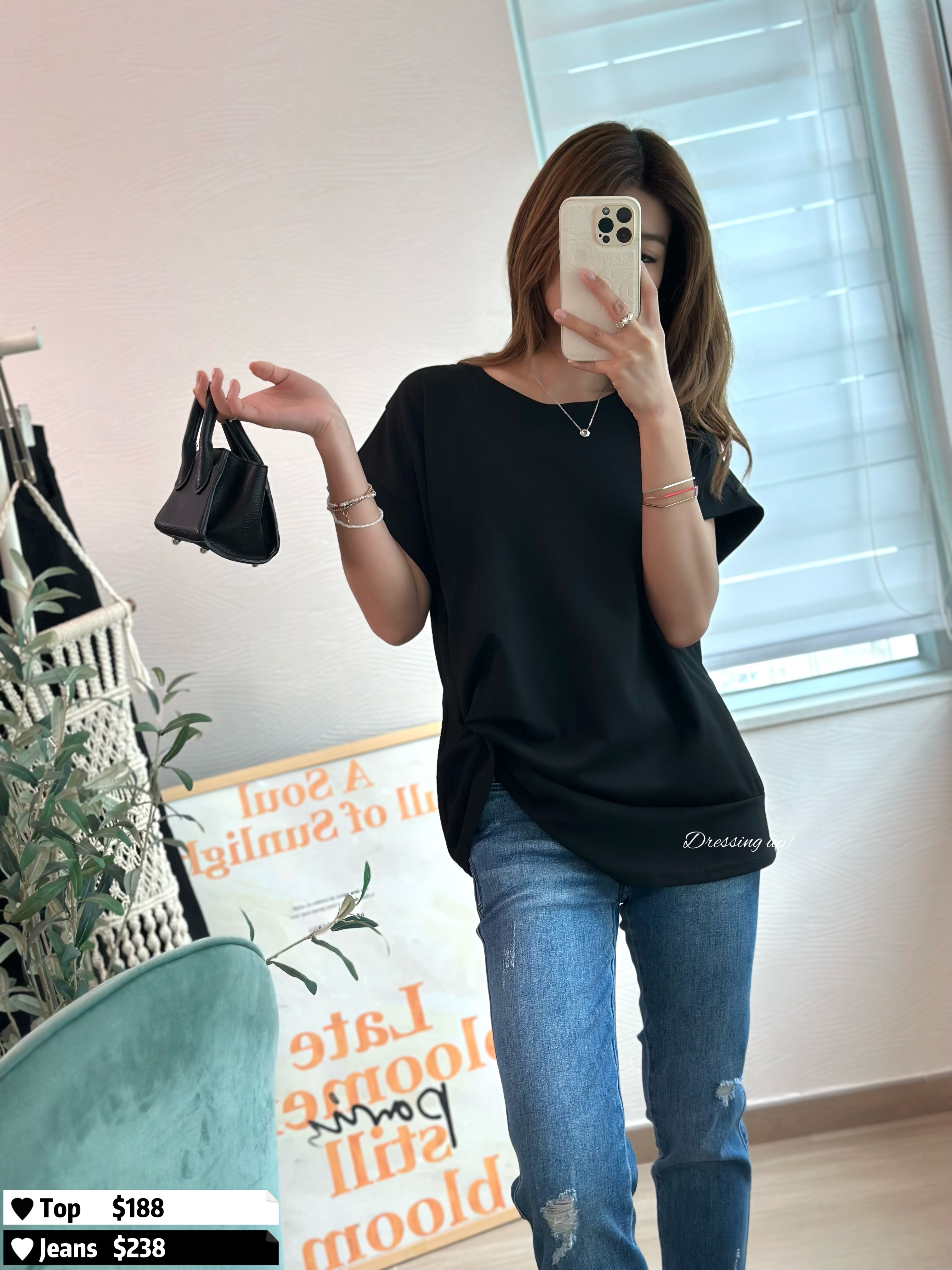 簡約大方｜扭結棉質上衣