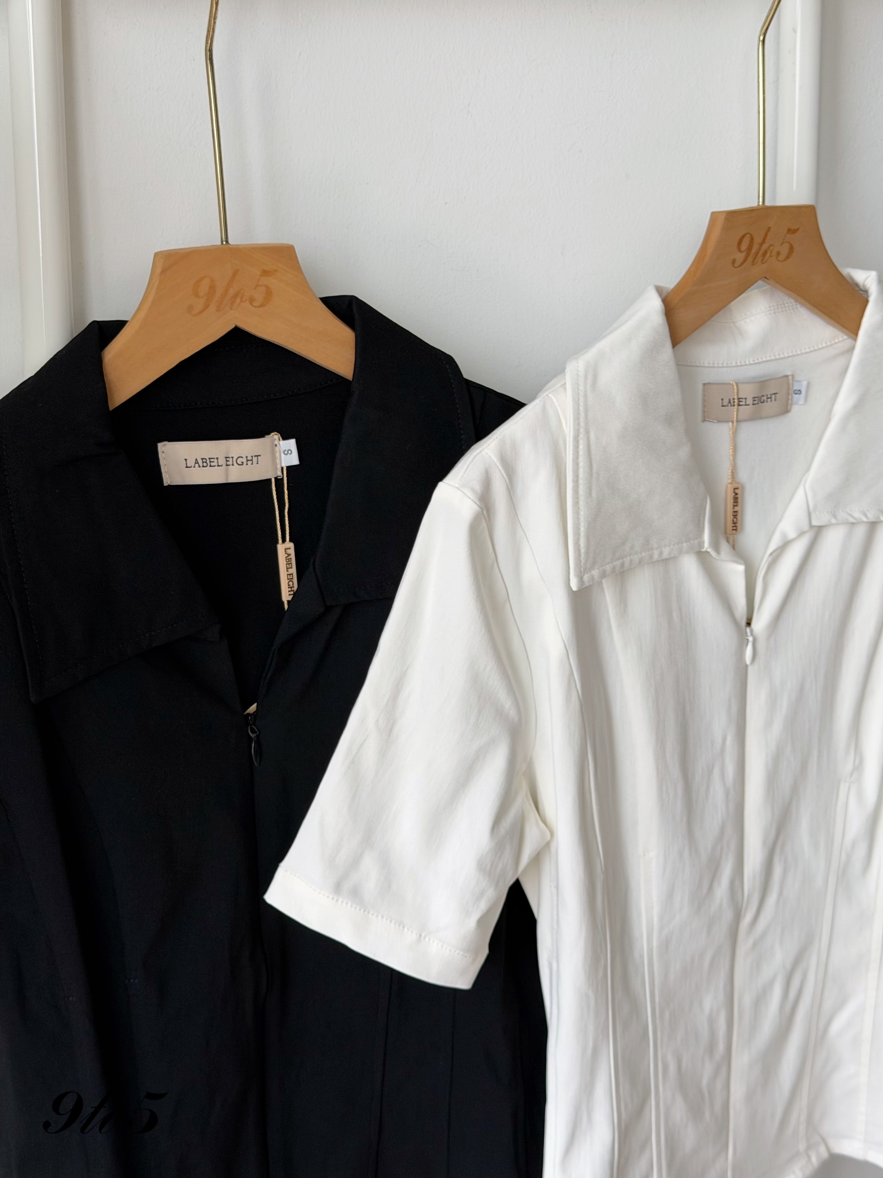 T4520 Zipped Waisted Shirt - 3 Colors