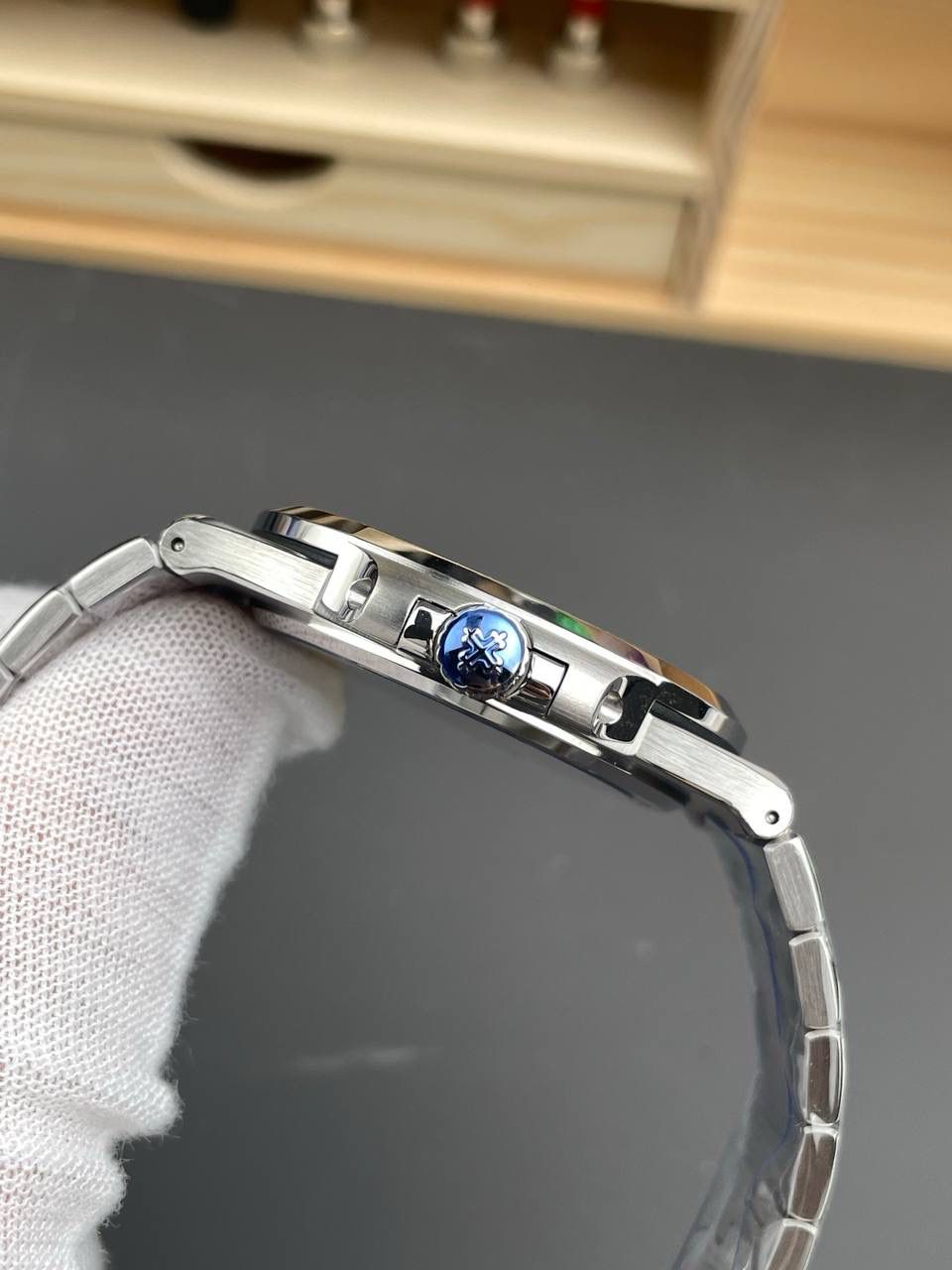 鹦鹉螺5711 雪山白/40mm/324机😍💯🤍