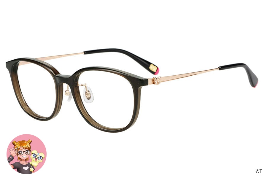 Zoff 光之美少女 PreCure Max Heart 眼鏡連眼鏡布 黑天使 Model #P-PCG1053 [Zoff] (PRE-ORDER) [2026/11]