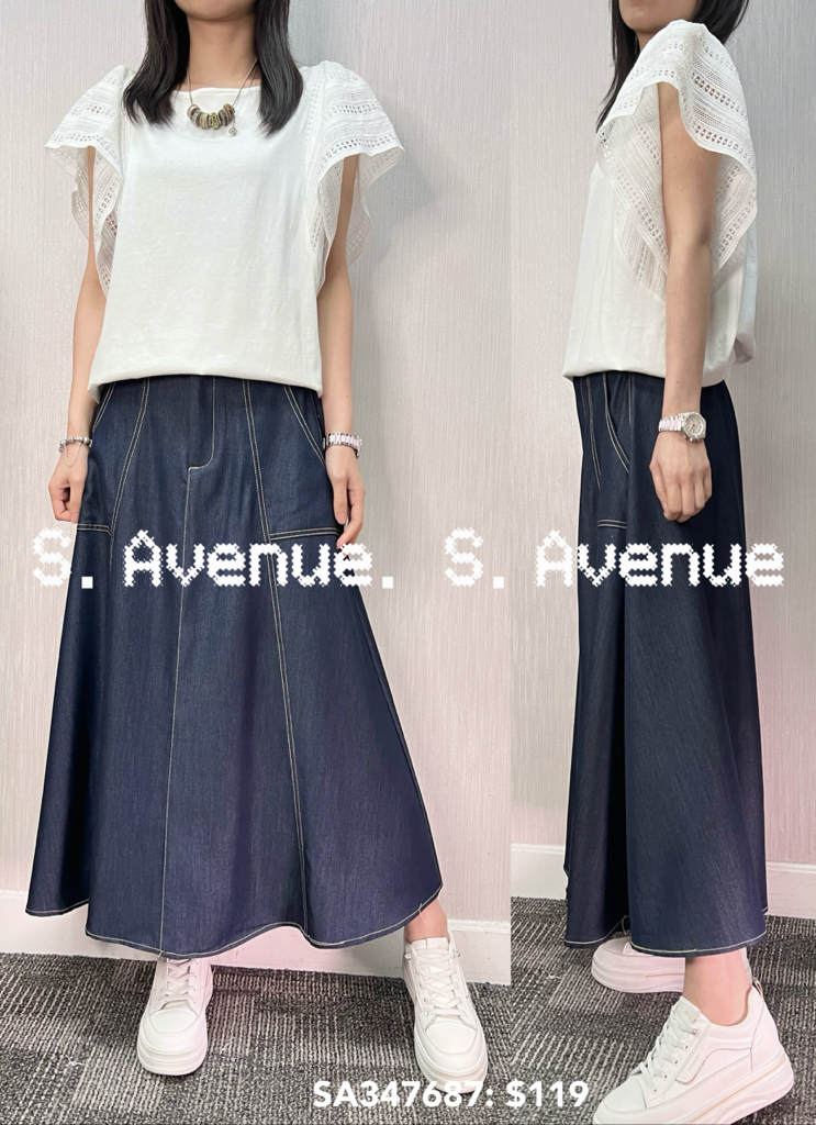 SA347687: lace ruffle袖tee