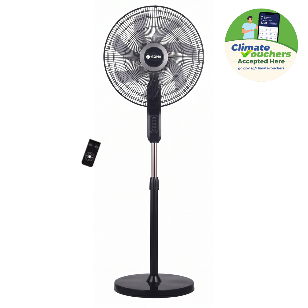 Sona 18" Remote DC Stand Fan SFS 1192DC QT