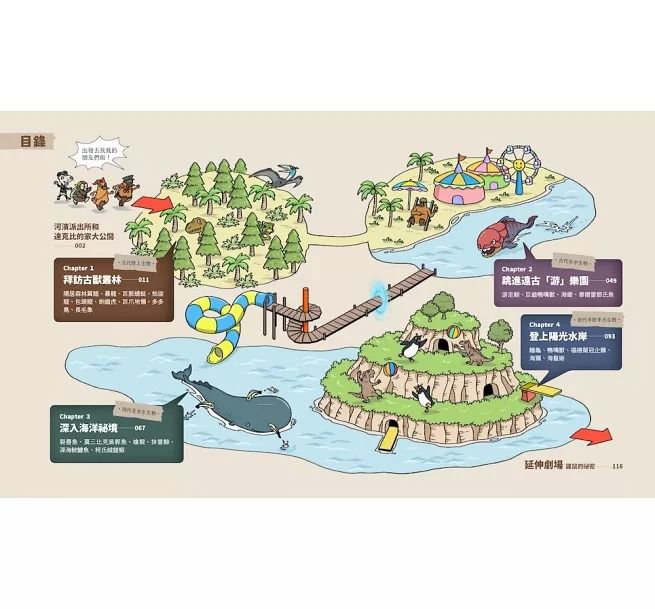 *福利品* 親子天下 達克比與他的生物好朋友1：遠古與水中生物篇