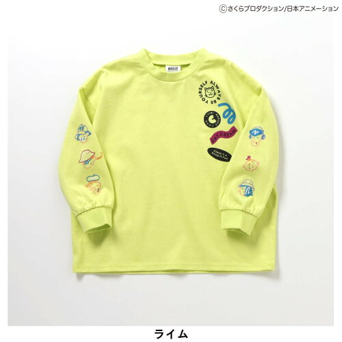 🆕【⭐訂購⭐】🇯🇵  日本直送🌀#櫻桃小丸子 霓虹風格 手繪圖案 長袖TEE［2款選］🌀[ELCA-0210S][260423]