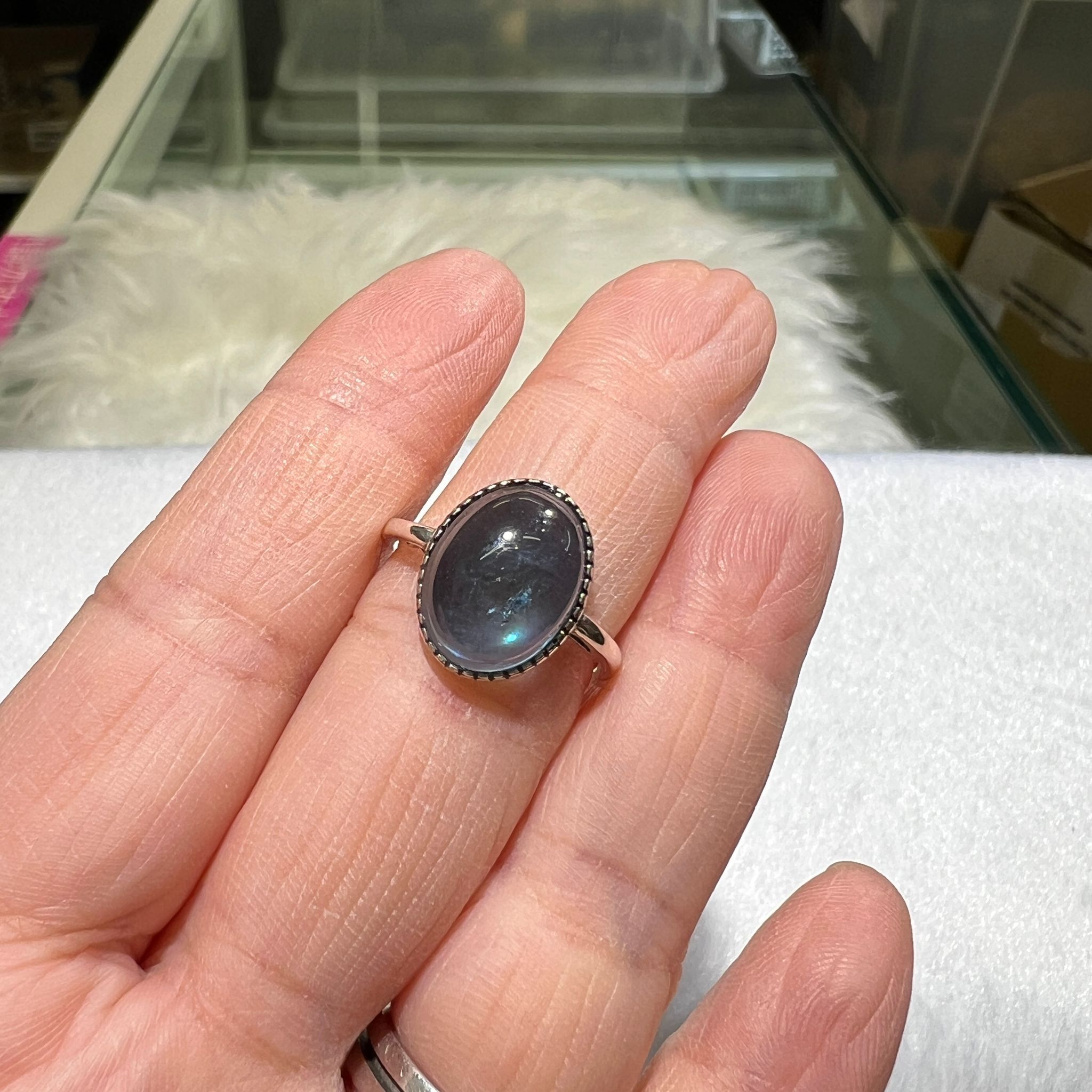 海藍寶戒指 #CA0006