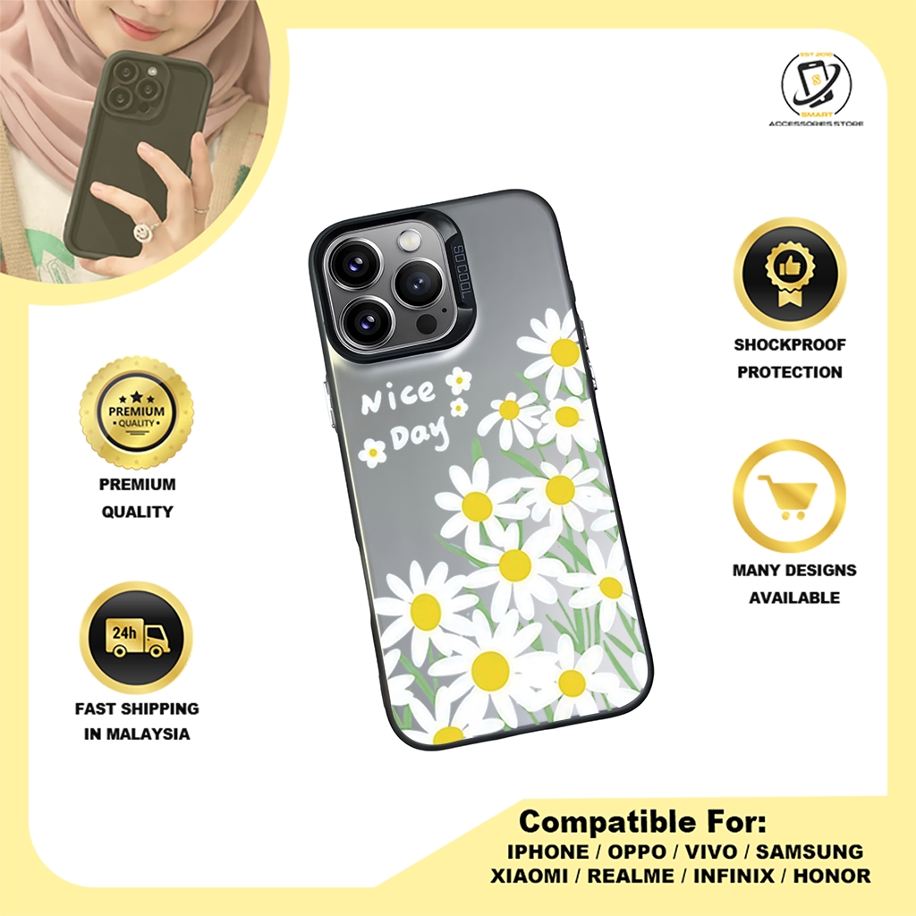 IMD CASE PHONE FOR IPHONE - DESIGN FLOWER O