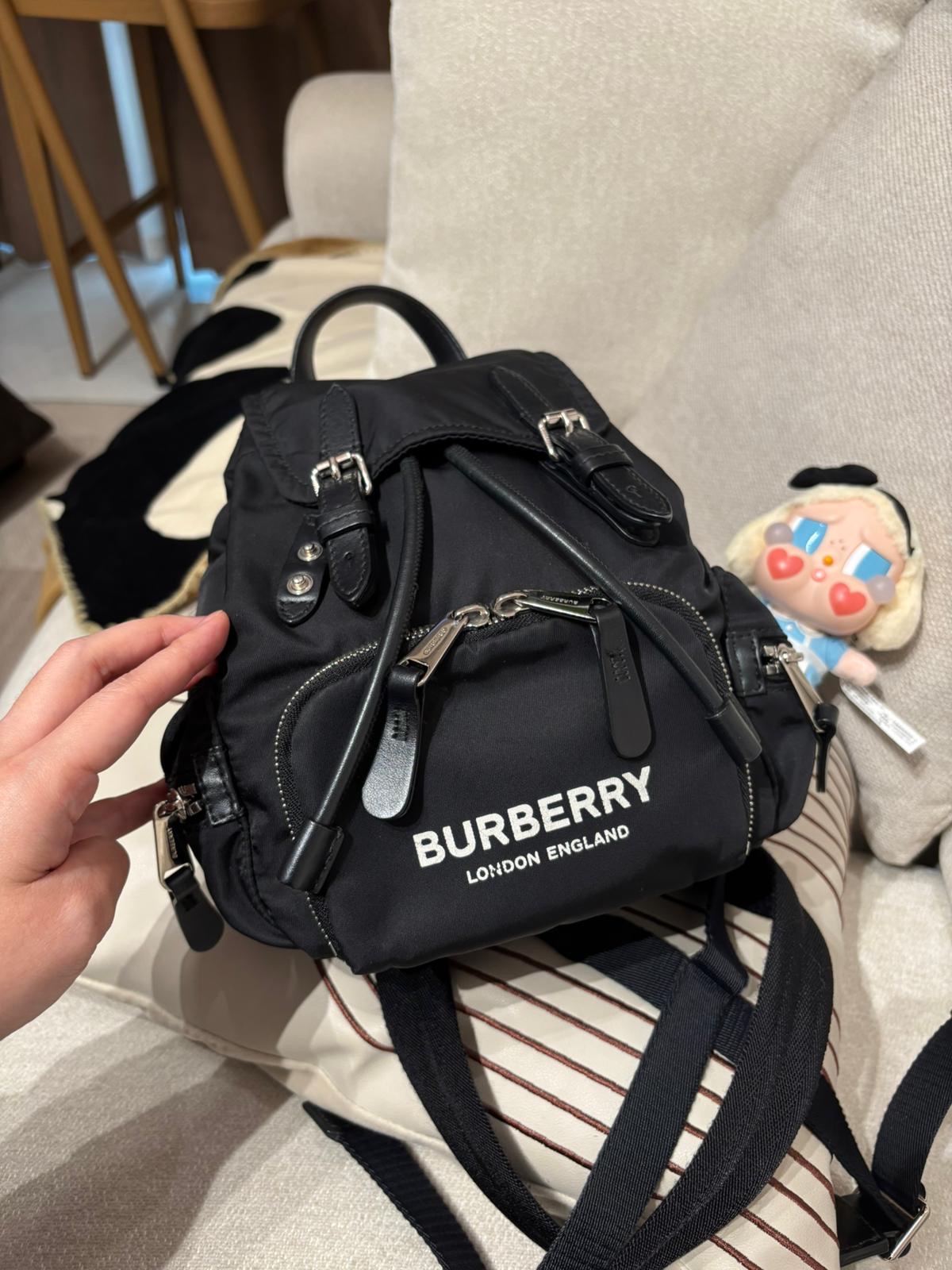 Burberry Nylon Mini Backpack Rucksack 100%Authentic,95%new