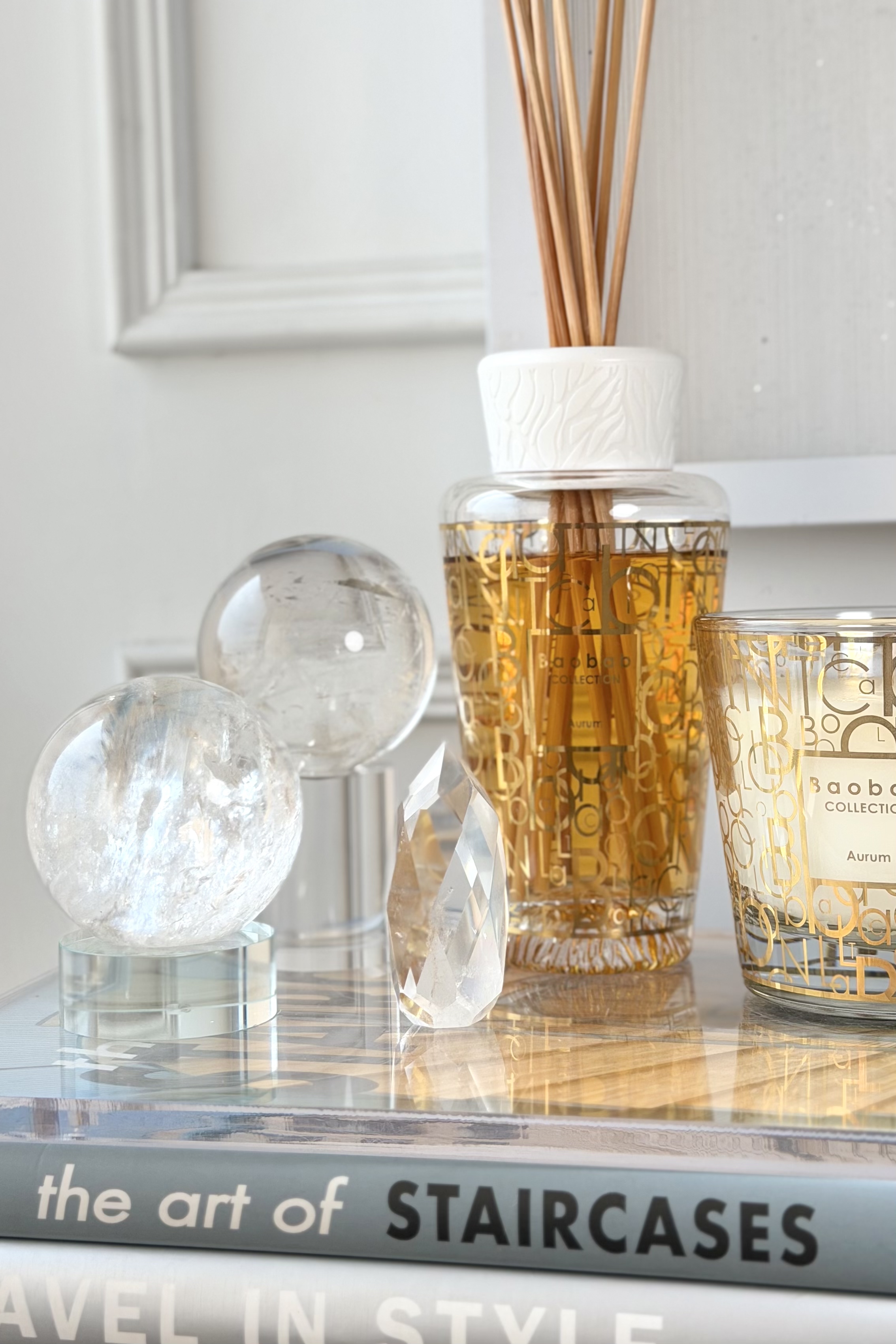 ༒  鑽石切6.4cm白水晶柱༒ a078Hm1GS9-RA1*2FN