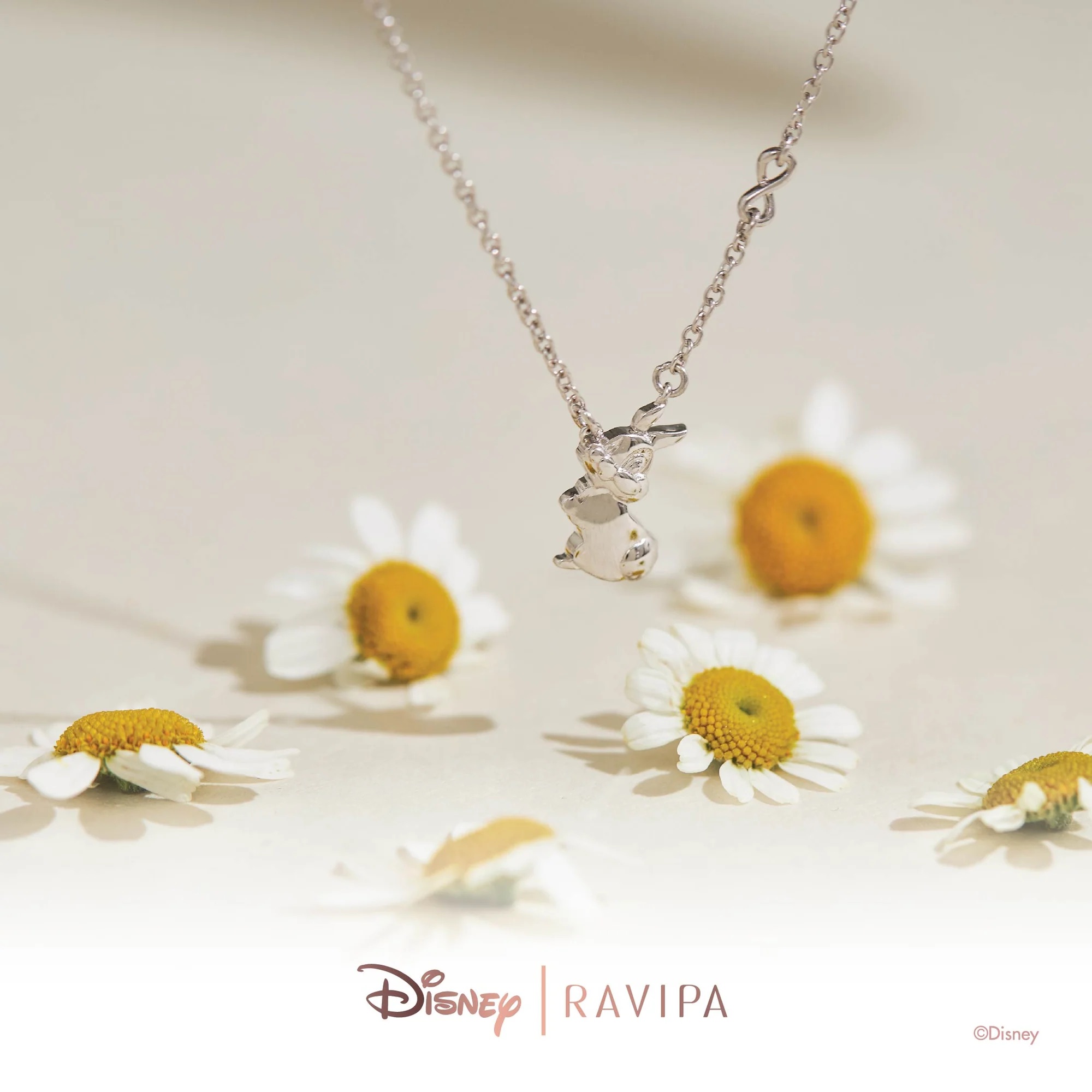 📦訂購 泰國代購 RAVIPA Disney Miss Bunny Silver Necklace 兔小姐 頸鏈