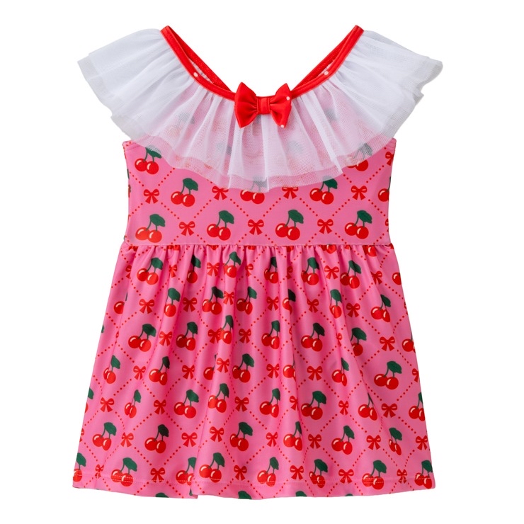 🇯🇵限時預訂 日本直送🇯🇵Wiggle Wiggle櫻桃荷葉邊連體泳衣