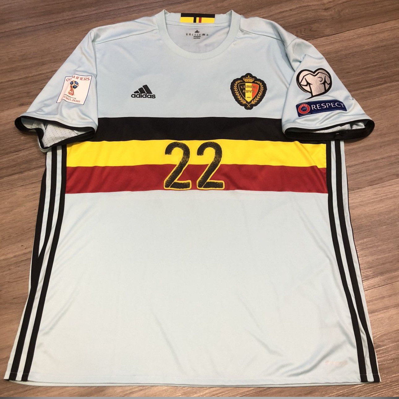 belgium 16/18 away shirt #22 Chadli