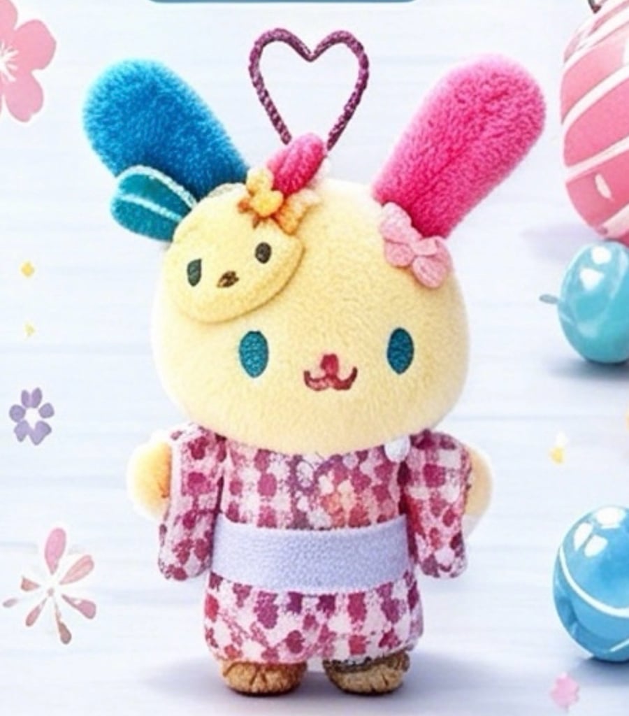 [7月尾到貨] Sanrio 7月新款和服浴衣公仔掛件系列