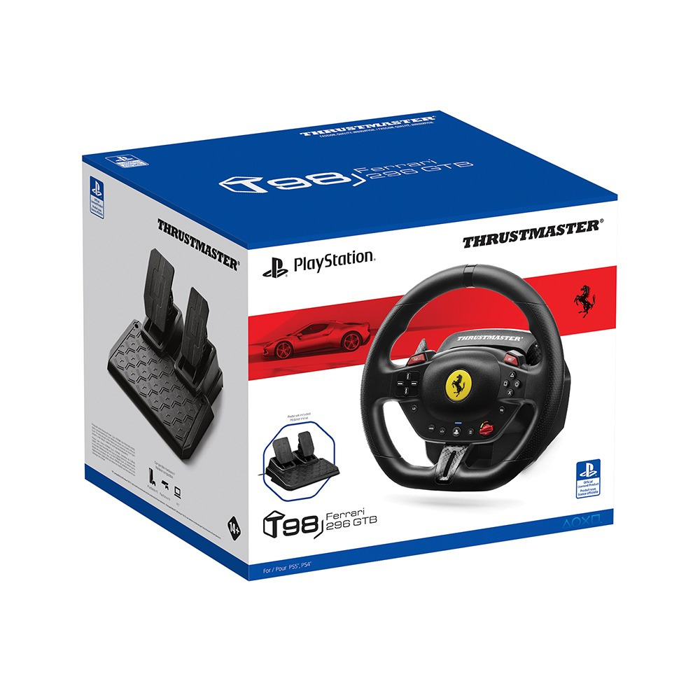 Thrustmaster T98 Ferrari 296 GTB 賽車方向盤 / Racing Wheel  PS5-4209